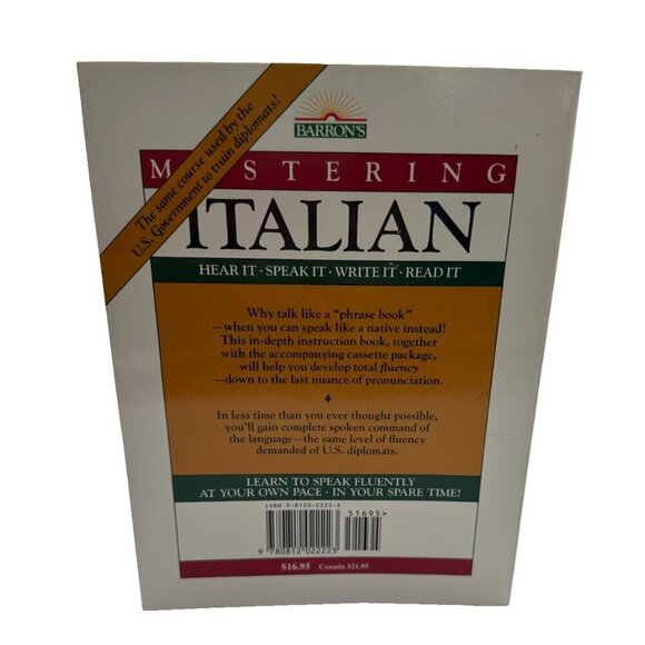 Mastering Italian Book and 12 Cassettes (Mastering Series: Level 1) - Picture 6 of 6